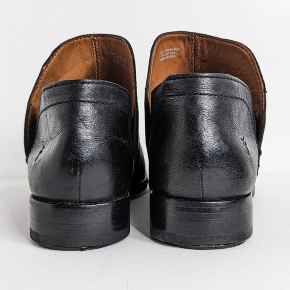 Frye Shootie Elyssa Leather Ankle Booties Low Heel Comfort Shoe Black Size 9.5 - Picture 7 of 14